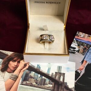 Freida Rothman Gold and Silver Ring